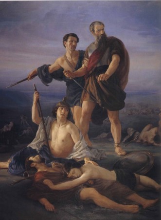 Elie Marcuse, Death of King Saul (1848)