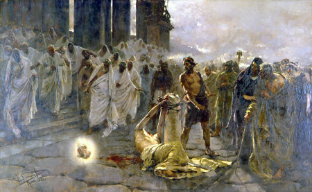 Enrique Simonet, The Beheading of Saint Paul (1887)