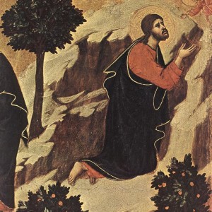 Duccio di Buoninsegna, Agony in the Garden (detail) (1310)