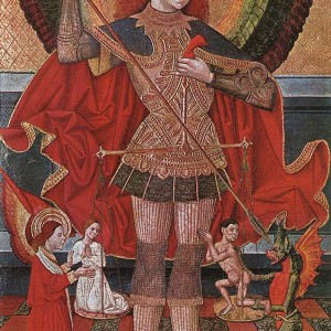 Juan de la Abadía, Saint Michael Weighing Souls (1490)