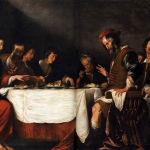 Bernardo Strozzi, Banquet at the House of Simon (1630)