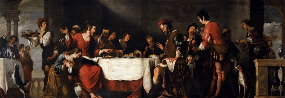 Bernardo Strozzi, Banquet at the House of Simon (1630)