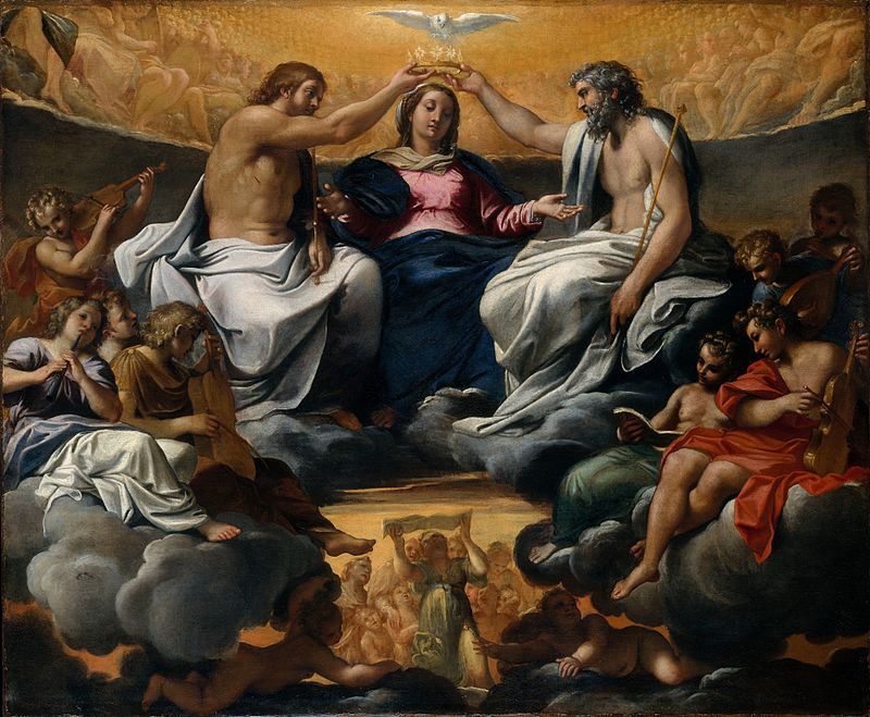 Annibale Carracci, Coronation of the Virgin (c. 1596)