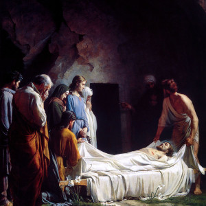 Carl Bloch, Burial of Christ (19th c.)