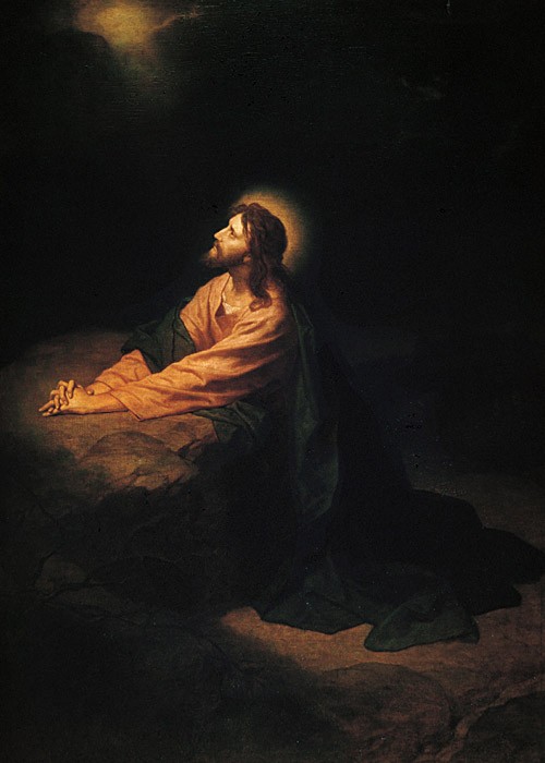 Heinrich Hofmann, Christ in Gethsemane (1886)