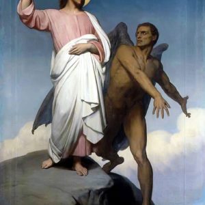 Ary Scheffer, The Temptation of Christ (1854)