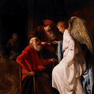 Simon Hendricksz, Tobias and the Angel Curing Tobit of Blindness (1630)