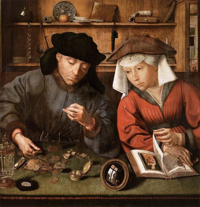 Quinten Massijs, The Moneylender and his Wife (1514)