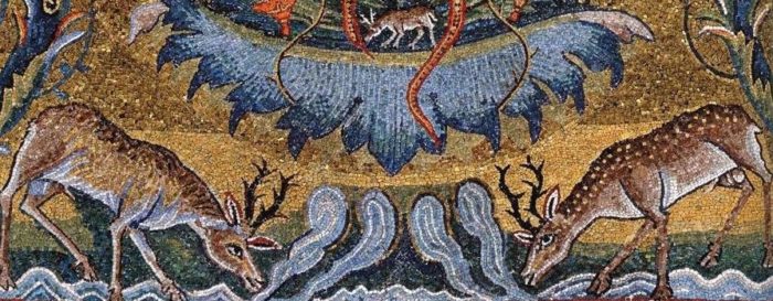 Detail of Apse Mosaic in the Basilica of San Clemente in Rome (Credit: Fr. Joseph Carola, S.J.)