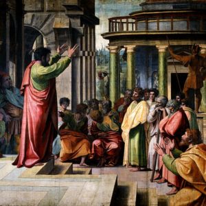 Raphael, St. Paul Preaching in Athens (1515)