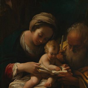 Bartolomeo Schedoni, The Holy Family with the Virgin teaching the Child to Read (1615)