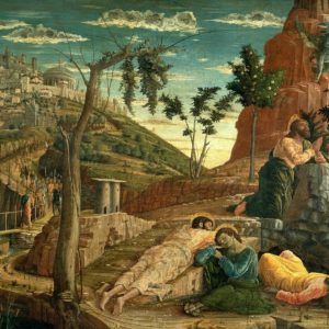 Andrea Mantegna, Agony in the Garden (1455)