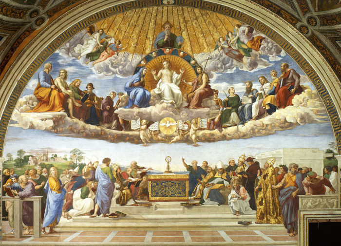 Raphael, Disputation of Holy Sacrament (1510)