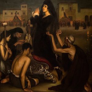 Julio Romero de Torres, La Saeta (1918)