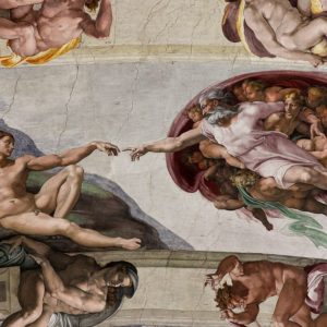 Michelangelo, Creation of Adam (1512) [from the Sistine Chapel ceiling]