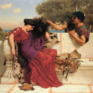 John William Godward, The Old, Old Story (1903)