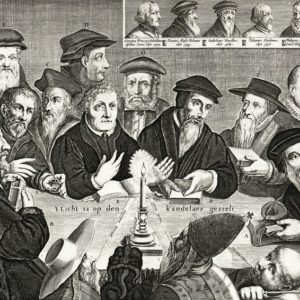 17th c. engraving of the major Protestant Reformers