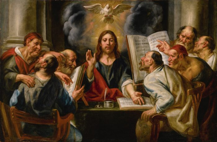 Jacob Jordaens, Christ Among the Pharisees (17th c.)